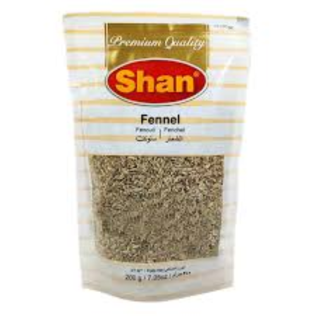 SHAN FENNEL SEEDS WHOLE 200G STAND UP POUCH